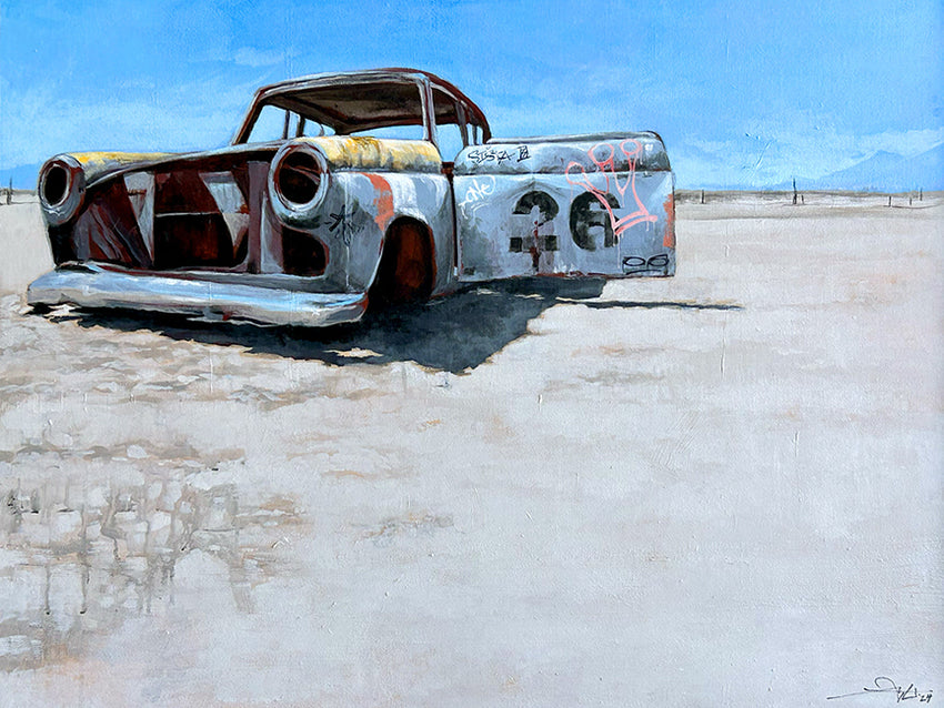 Hot Rod 002 — original artwork reproduced as a fine art giclée print