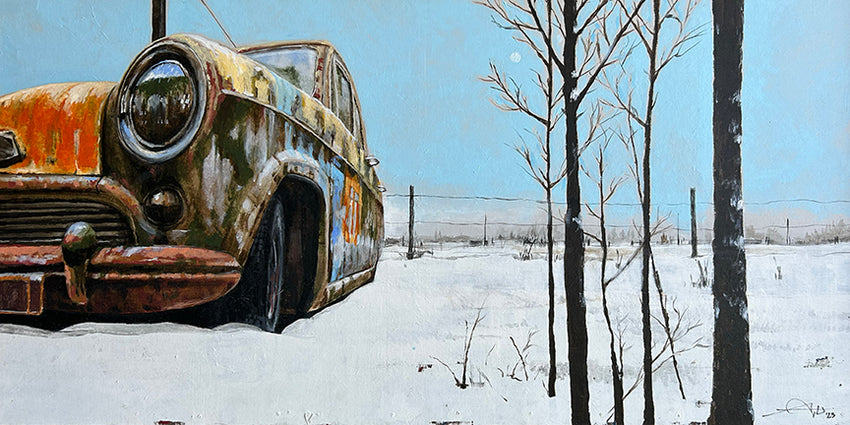 Hot Rod 005 — original artwork reproduced as a fine art giclée print