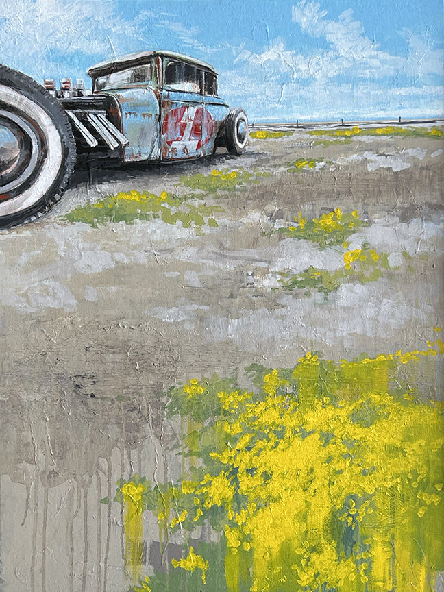 Hot Rod 009 — original artwork reproduced as a fine art giclée print