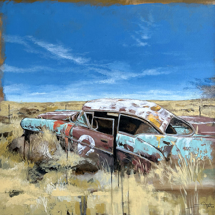 Hot Rod 003 — original artwork reproduced as a fine art giclée print
