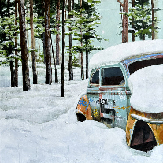 Hot Rod 008 — original artwork reproduced as a fine art giclée print