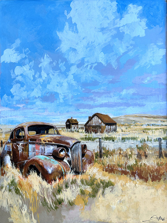 Hot Rod 010 — original artwork reproduced as a fine art giclée print